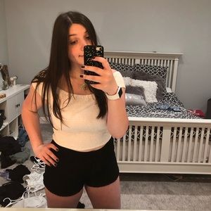 Brandy Melville white off the shoulder